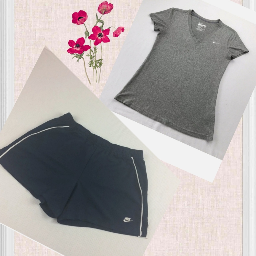 Nike lot‎  Athletic Running Shorts Sz small shirt